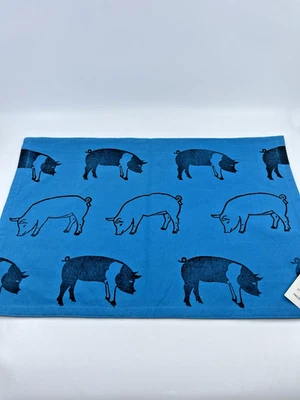 Gamesh Humal Pig Cottage Farm House 100% Cotton Kitchen Dish Towel - Image 1 of 4