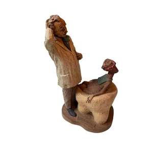 Whimsical Dentist and Patient Tooth Sculpture Unique Desk Decor - Picture 1 of 3