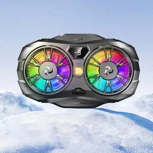 RGB Light Mobile Phone Cooler with AI Temp Control and For Fast Cooling - Zdjęcie 1 z 12