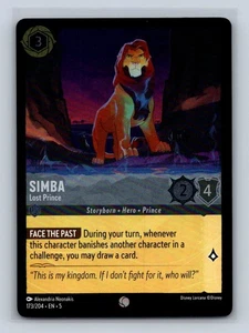 Simba - Lost Prince Common Shimmering Skies 173/204 Disney Lorcana TCG - Picture 1 of 2