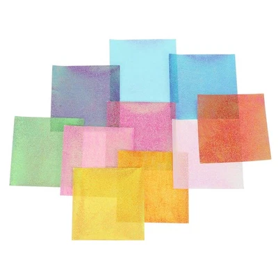  50 Pcs Coloured Paper Origami Washi Folding Sheets Color Papers for Crafts - image 1 of 4