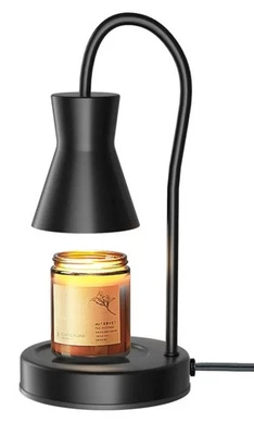 GETOHAN Candle Warmer Lamp, Dimmable Candle Lamp, Gooseneck 2 Bulbs Black- New - Image 1 of 4