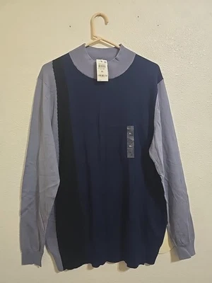 Camisa Alfani Para Hombres Cuello Alto Informal Manga Larga XL Pullover Nueva Con Etiquetas Ciudad Formal Foto 1 de 4