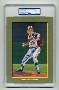 SUPERB PHIL NIEKRO  GEM MINT 10 PSA/DNA SIGNED  PEREZ STEELE GREAT MOMENTS CARD - Picture 1 of 1