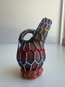 Jobana/Jebena Terrakotta Perlen traditionelle Kaffeekanne Rarität - Bild 1 von 16