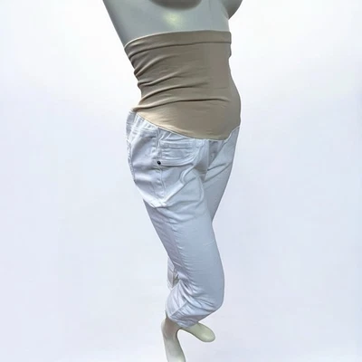 Oh Baby White Maternity Pants – Medium, Great Condition - Image 1 of 4