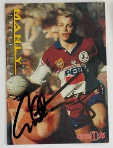 MANLY SEA EAGLES GEOFF TOOVEY SIGNED 1996 DYNAMIC TRADING CARD - Picture 1 of 1