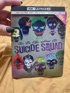Suicide Squad: Ext Cut Ltd. (4K UHD/Blu-ray)(SteelBook) [Italy, R-ALL][NEW, OOP] - Picture 1 of 4