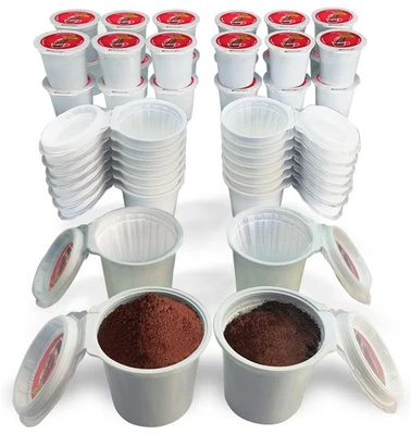 Refillable K Cups - Hold 50% More Coffee for Richer Larger Brew, Universal K ... - Image 1 of 4