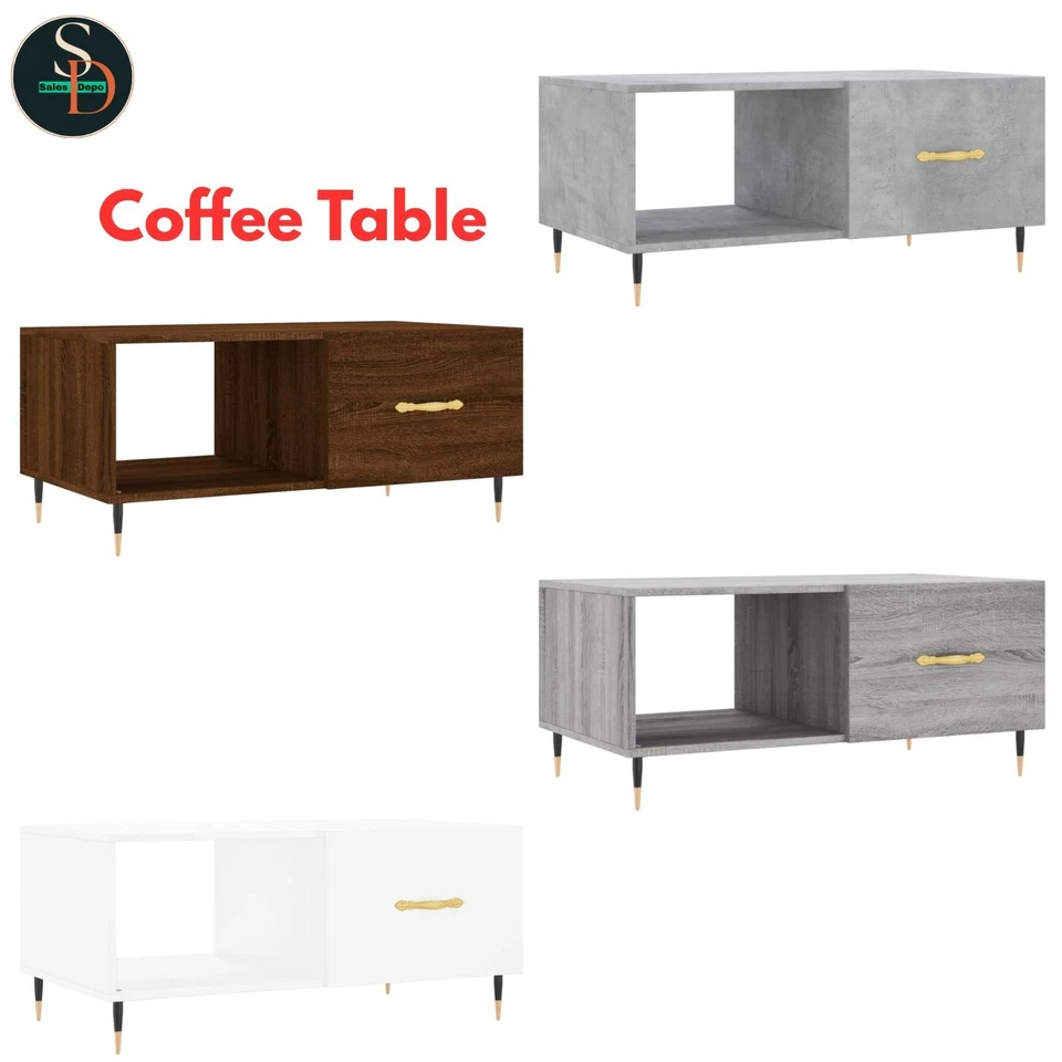Coffee Table Tea Side Table Sofa Couch Accent End Table Engineered Wood vidaXL - Image 1 of 1