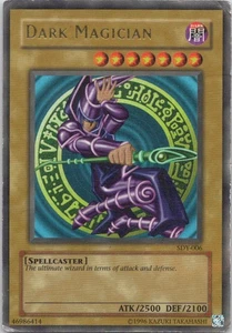 1996 TCG Unlimited Dark Magician HOLO RARE #SDY-006 PLAYED 3 - Picture 1 of 2
