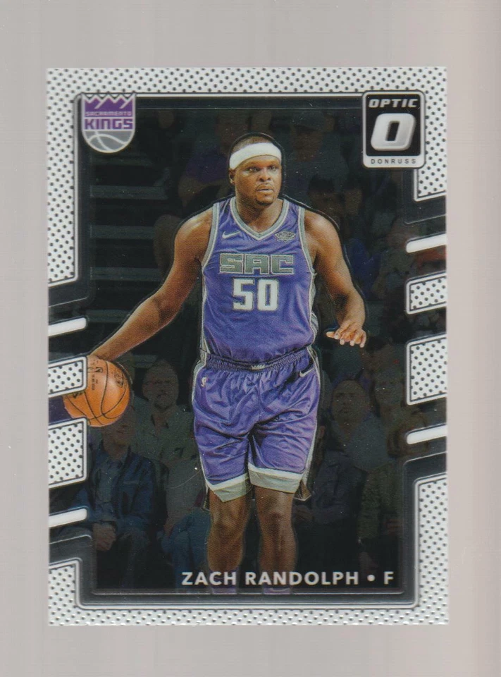 2017-18 Donruss Optic #130 Zach Randolph card, Memphis Grizzlies legend - Image 1 of 1