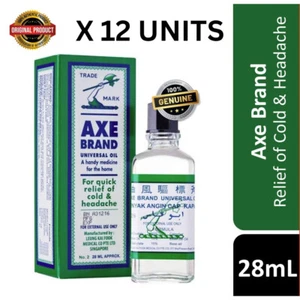 12X Axe Marke Universal Öl Linderung Kopfschmerzen Bewegungskrankheit 28 ml SCHNELLER VERSAND - Bild 1 von 11
