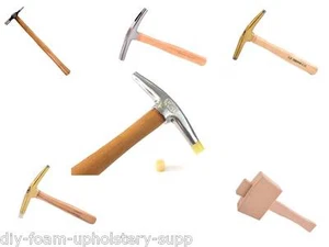 Upholstery hammers * tack hammer * magnetic hammer * wooden mallet * nylon tip - Picture 1 of 9