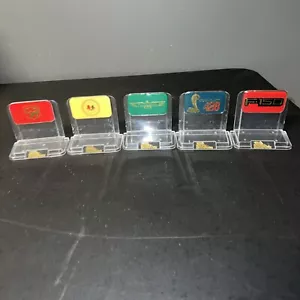 Racing Champions Base and Back Clear Plastic Chevy Logo, Corvette, Thunderbird - Picture 1 of 3