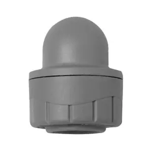 Polypipe PolyPlumb Push-fit 15mm Socket Blank Stop End Grey PB1915 (PACK OF 10) - Picture 1 of 1
