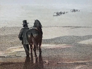 Mirage on the Colorado Desert 1850's California! Published 1st Survey by Railway - Picture 1 of 8