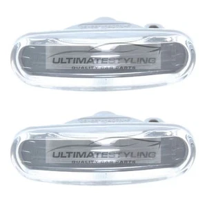 Fits Fiat Panda 169 2003-2012 Clear Side Indicator Repeaters Pair Left & Right - Picture 1 of 2