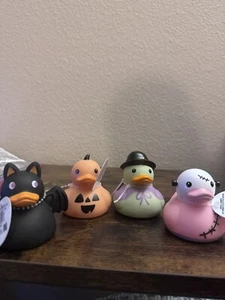 Target Bullseye Playground Halloween 2024 Rubber Ducks Set Of 4 New With Tags - Picture 1 of 1