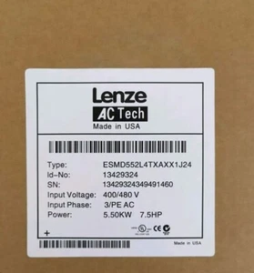 ESMD552L4TXA Neu Versiegelt Lenze SMD Inverter 5.5kW 3PH ESMD552L4TXA - Picture 1 of 2