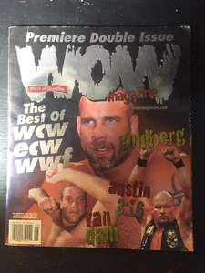 WOW World of Wrestling PREMIERE magazine/Bill Goldberg/Steve Austin/VanDam/Rock - Foto 1 di 7