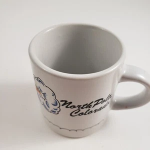 Vintage Santa's Workshop North Pole Colorado Rainbow Mini Mug Made in Korea - Picture 1 of 6