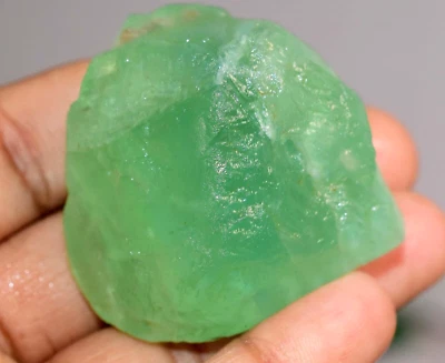 100% Natural Verde Colombia Esmeralda Fluorita 403.5 CT Muestra Faceta Áspera Foto 1 de 4