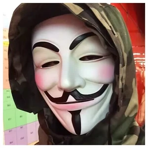 ANONYMOX Guy Fawkes Maske Anonymous Vendetta Halloween Party Fasching Karneval - Bild 1 von 2