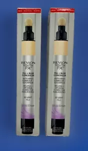 REVLON Age Defying YOUTH FX FILL + BLUR CONCEALER 02 LIGHT 0.11 Oz Ea ~ 2 Pcs - Picture 1 of 1
