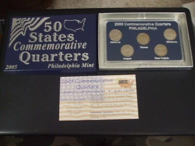 50 States Commemorative Quarters - Philadelphia Mint - 2005 - Image 1 of 2