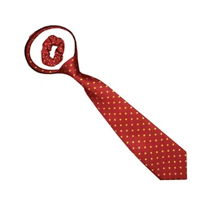 Equetech Polka Dot Ready-Tied Showing Ties - 4 colours - Unisex Children's - Picture 1 of 9
