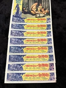 THE MILLION EYES OF SuMuRu ORIG. 1967 LOBBY CARD SET of (8) FRANKIE AVALON - Picture 1 of 8