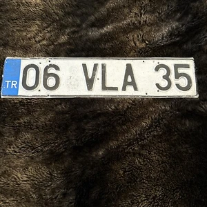 Turkey Turkish License Plate. ๐น๐ท Vintage Ankara = 06 # 06 VLA 35 - Picture 1 of 6