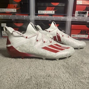 Adidas Adizero New Reign Young King Football Cleats  Floral Red FU6708 Size 11 - Picture 1 of 6