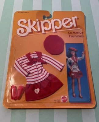 Vestido marinero vintage Skipper So Active Fashions #7983 1984, Barbie Mattel Foto 1 de 4