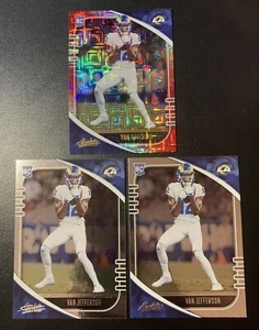 VAN JEFFERSON Absolute ROOKIE “MOJO” REFRACTOR “RWB” SSP RC #’d/199 +2x Base RC - Picture 1 of 9