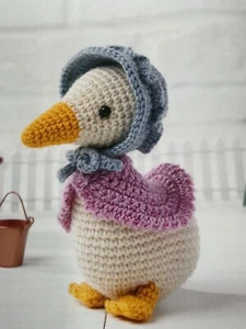 Jemima Puddleduck Soft Toy Amigurumin DK 18cm Tall Crochet pattern - Picture 1 of 1