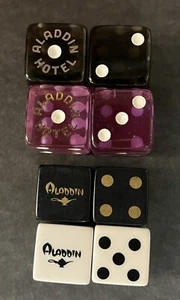 (8) Dadi da casinò Aladdin Hotel Las Vegas tra cui rara coppia rosa - Foto 1 di 6