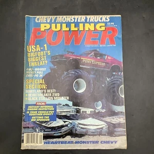 *Vintage January 1989 Pulling Power Monster Jam Truck Bigfoot 4x4 Magazine* - Picture 1 of 6