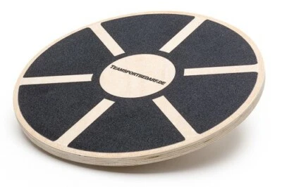 TEAMSPORTBEDARF.DE Balance Board Wackelbrett Kreisel Therapiekreisel aus Holz - ø 41 cm