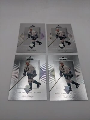 💥 LOT of 4 PAUL KARIYA's 1994-95 SILVER LEAF LIMITED #107; Ducks!! - Image 1 of 2