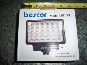 Bescor LED-35 35 Watt Broad Beam Video Light - Picture 1 of 2