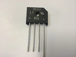 PBU805 8,0A BRÜCKENGLEICHRICHTER 5 STÜCK - Bild 1 von 1