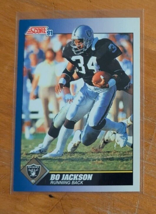 1991 Score #100 Bo Jackson Los Angeles Raiders - Image 1 of 1