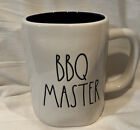 Tasse/tasse à café/tasse à thé/tasse à café et marine collection artisanale Rae Dunn « BBQ Master » blanche neuve