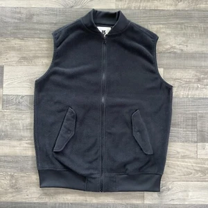 Burton MB Bombay Fleece Vest Men's XL Black Full Zip Pockets - Picture 1 of 8