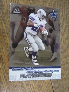 Tarjeta de fútbol americano Pacific Adrenaline #5 2002 Emmitt Smith Playmakers - Imagen 1 de 3