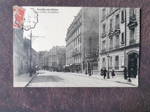 CPA 92 NEUILLY-SUR-SEINE - Rue et Place du Château - Bild 1 von 2