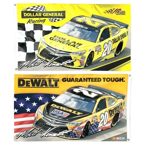 MATT KENSETH #20 DEWALT DOLLAR GENERAL 3 X 5 FLAG 2 SIDED DELUXE NEW Cover