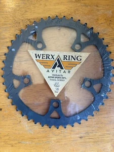 Avitar Werx Ring 46T 110 BCD MTB Chainring 5 Bolt USA HEAT TREATED /NOS= Vintage - Picture 1 of 6